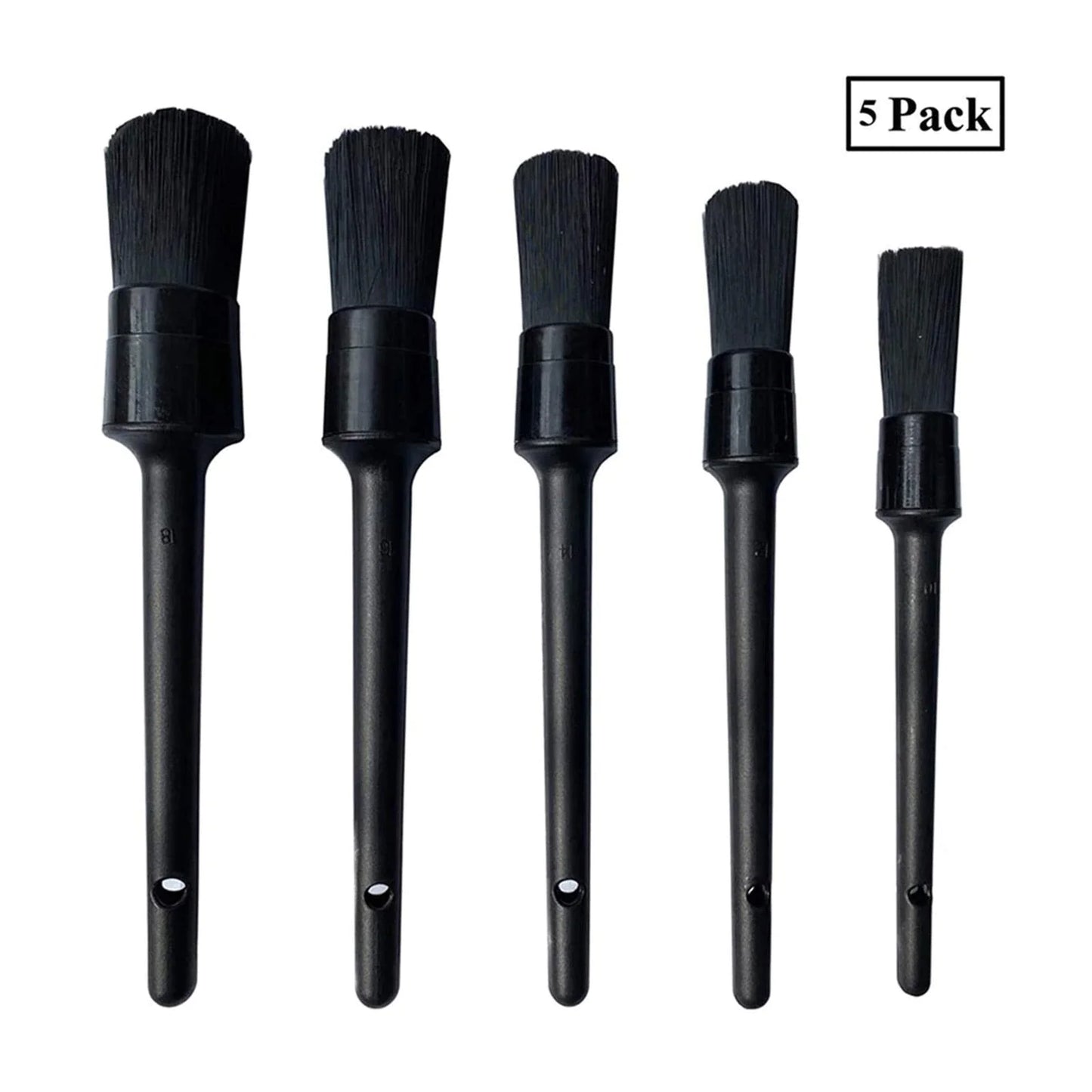 5PC Car Detailing Brush Kit Interior & Exterior