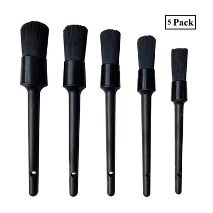 5PC Car Detailing Brush Kit Interior & Exterior
