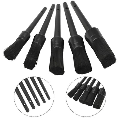 5PC Car Detailing Brush Kit Interior & Exterior