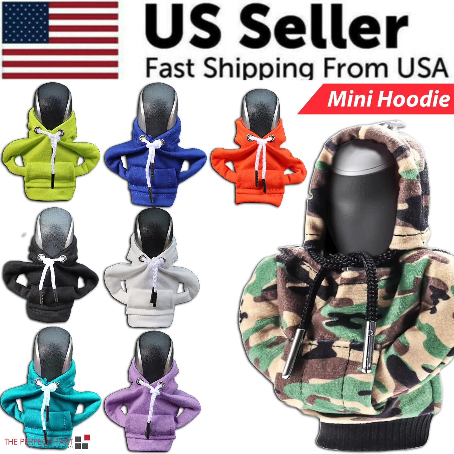 Car Gear Shift Cover Mini Hoodie